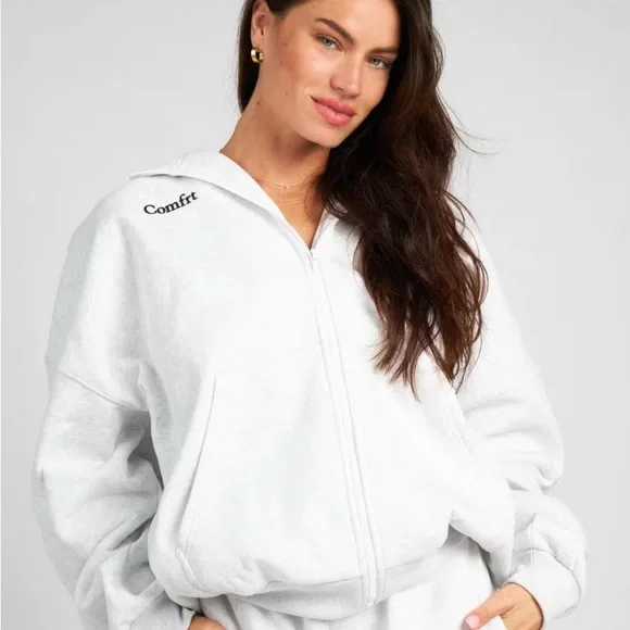 Comfrt Cloud Zip Set (hoodie & sweatpants) - Picture 2 of 8